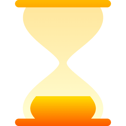 Sandclock time and date time waiting icon