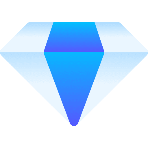 Diamond fashion clarity ui icon