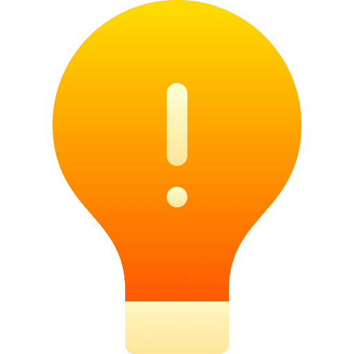 Idea ui light bulb technology icon