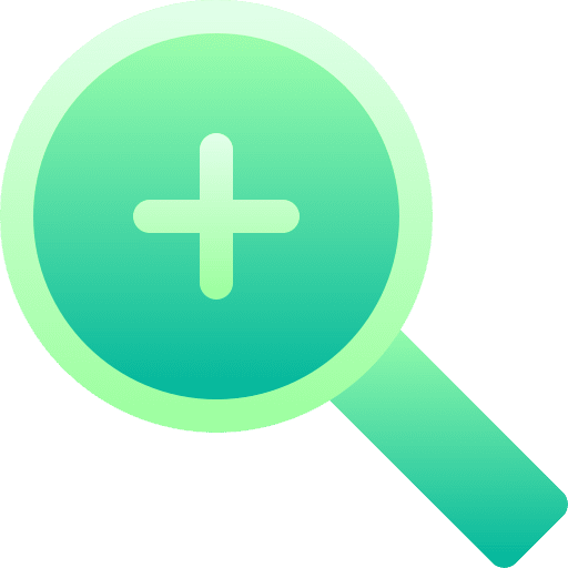 Zoom in zoom in magnifying glass multimedia icon