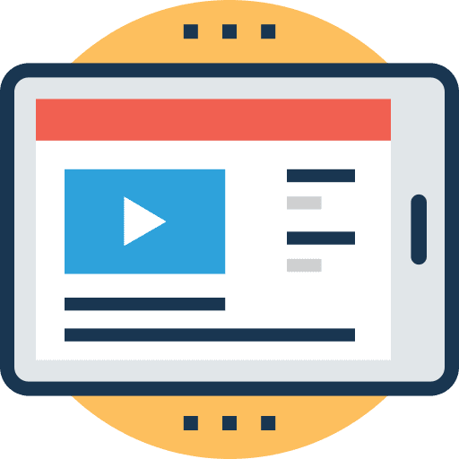 Lecture technology teacher screen icon