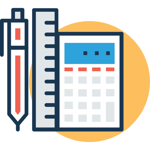 Stationery tool tools and utensils print products icon