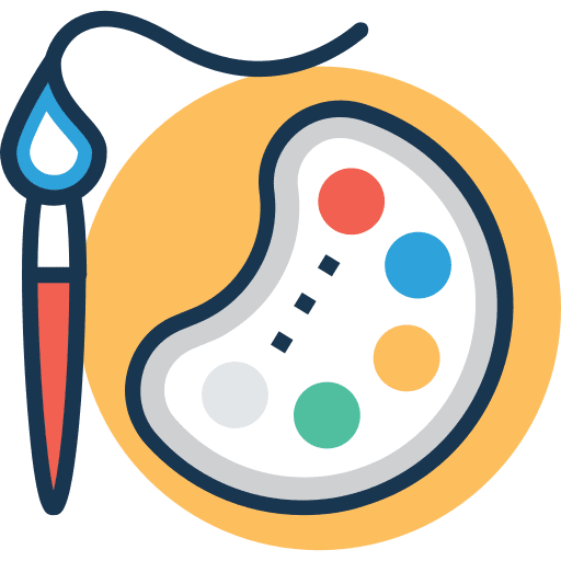 Palette paint palette artist interface icon