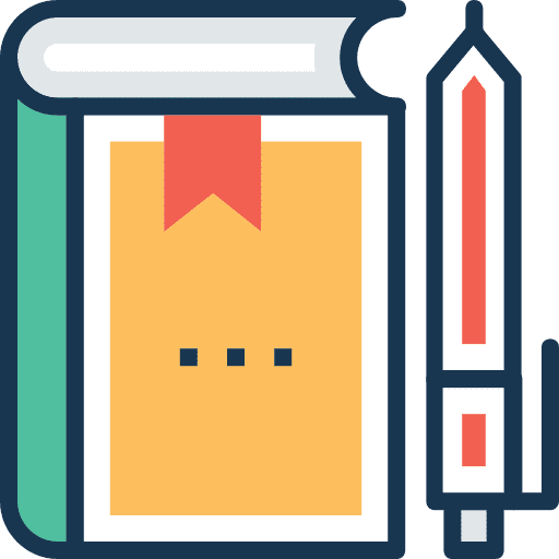 Supplies education school pen icon