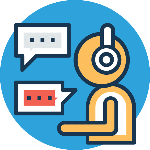Support microphone communications avatar icon