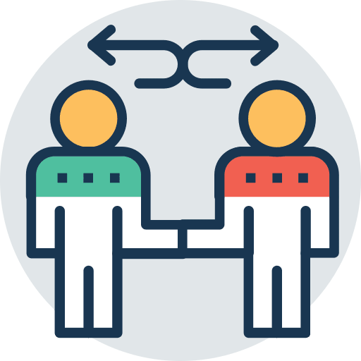 Collaboration education networking team icon