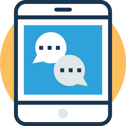 Chatting chatting technology touch screen icon