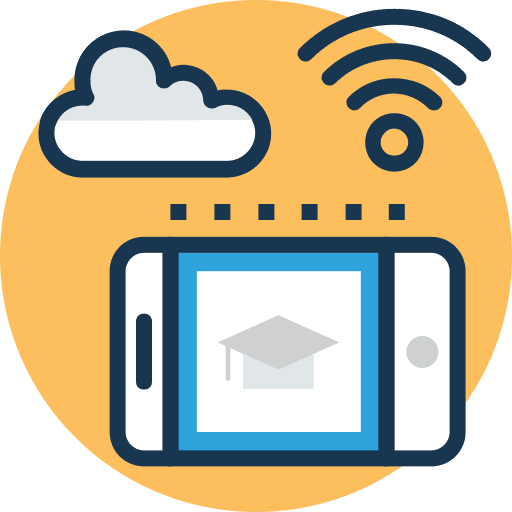 Mobile technology app mobile phone icon