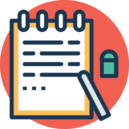 Notepad notepad writing tool notebook icon