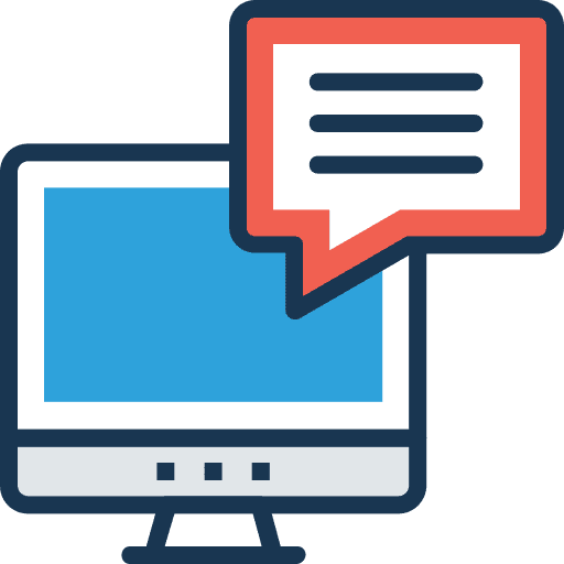 Chatting message messenger internet icon