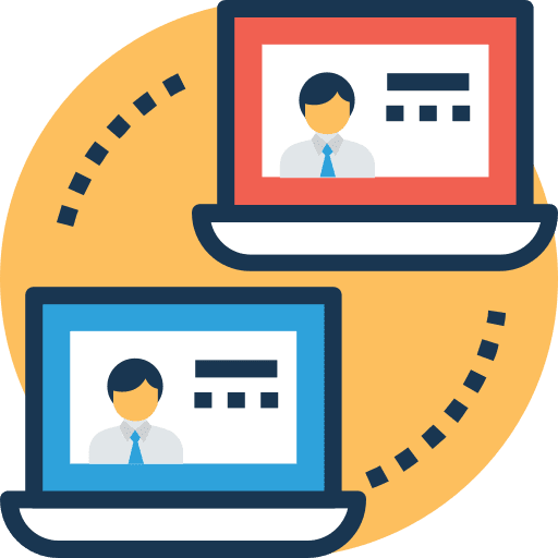 Computer education combine computer icon