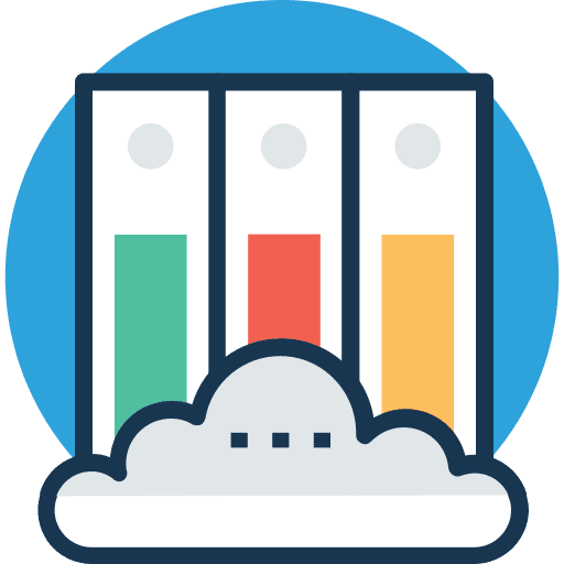 Folder document interface business and finance icon