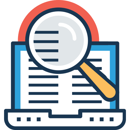 Research research library computer icon