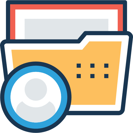Folder office material files and folders interface icon