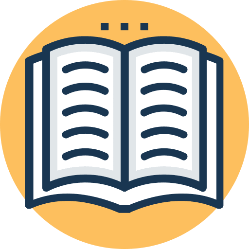Open book study book education icon