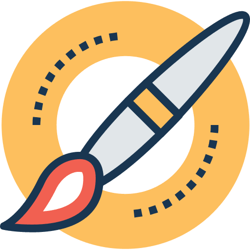 Paint brush brushes artist edit tools icon