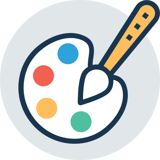 Palette artist painter painting icon