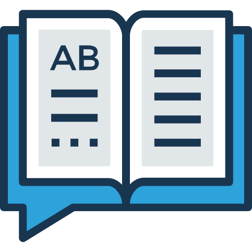 Reading books open book book icon