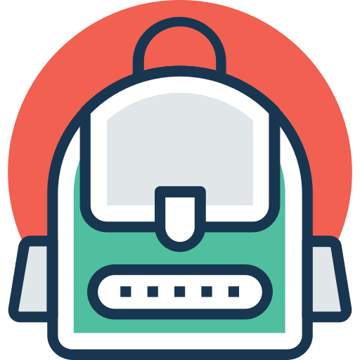 Rucksack fashion rucksack backpack icon