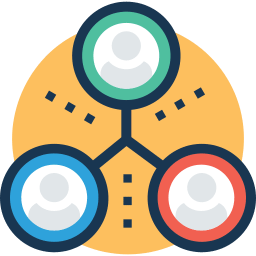 Teamwork education business boss icon