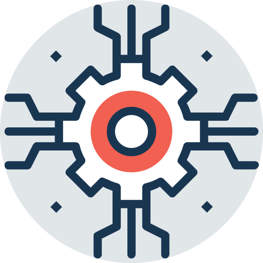 Technology gears technology settings icon