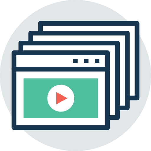 Lecture presentation education coaching icon