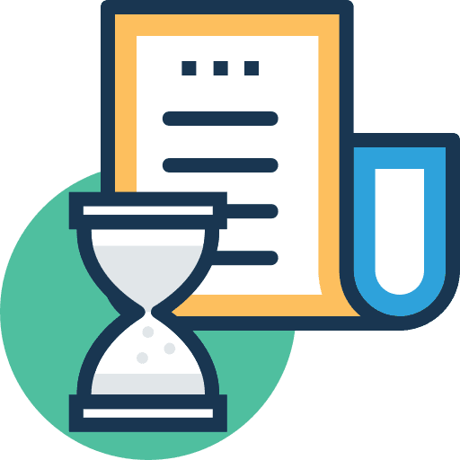 Timetable tools and utensils timetable year icon