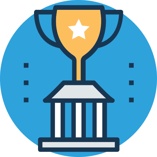 Trophy winner award trophy icon