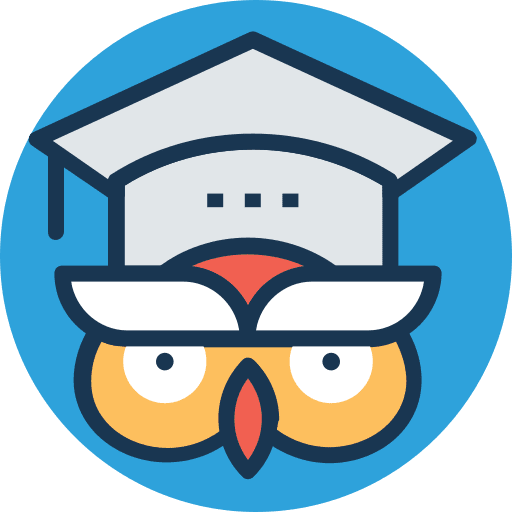 Owl graduate owl wisdom graduate icon