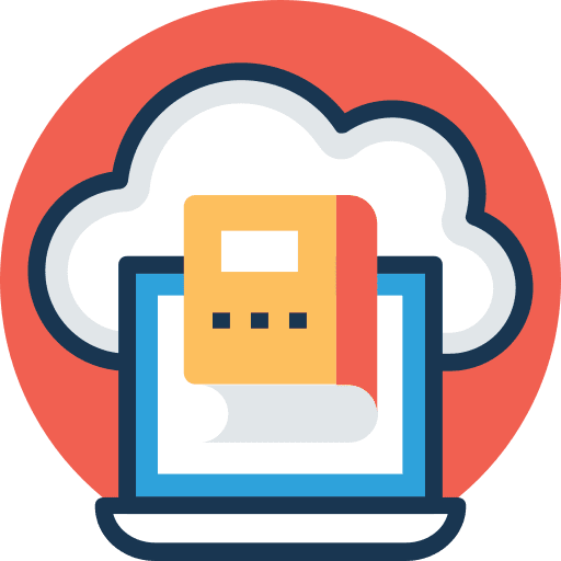 Wireless multimedia interface cloud icon