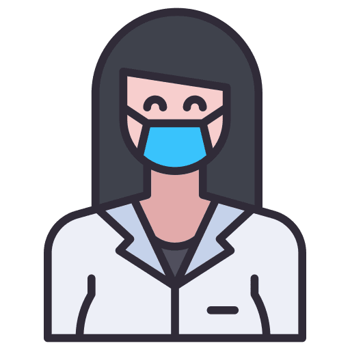 Doctor physician professions and jobs mask icon Doctor physician professions and jobs mask icon