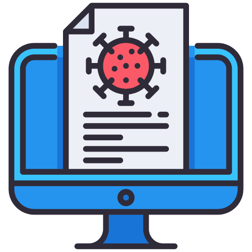 Information monitor computer information icon Information monitor computer information icon