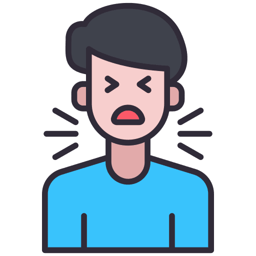 Throat throat neck sick icon