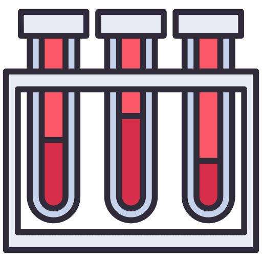Blood test test testing blood icon Blood test test testing blood icon