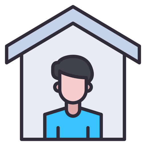 Stay home contagious illness iorestoacasa healthcare and medical icon Stay home contagious illness iorestoacasa healthcare and medical icon