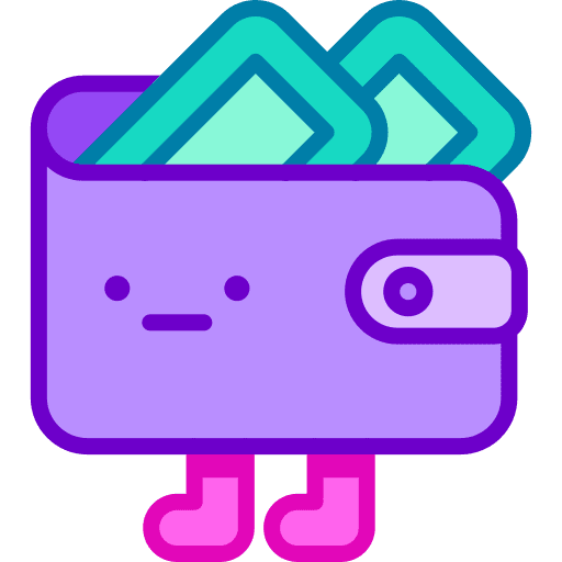 Wallet payment holder business and finance icon