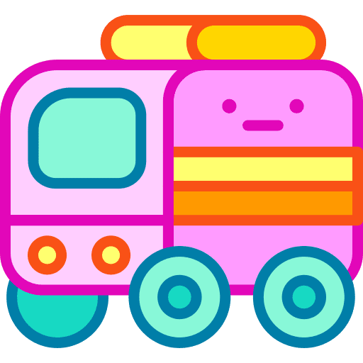 Camper van caravan trailer holidays icon