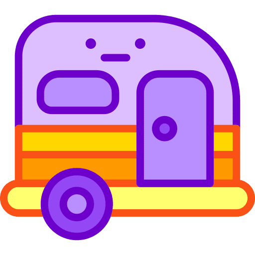 Camper van travel camper van recreational vehicle icon Camper van travel camper van recreational vehicle icon