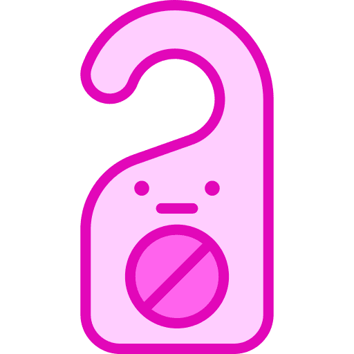 Do not disturb room hotel service holidays icon Do not disturb room hotel service holidays icon