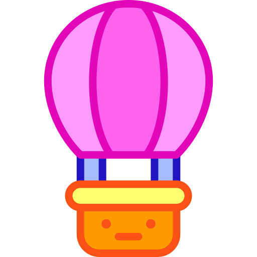 Hot air balloon flight hot air balloon transportation icon Hot air balloon flight hot air balloon transportation icon
