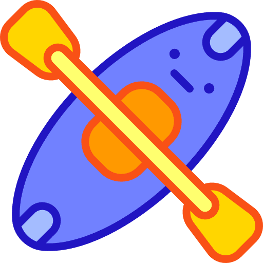 Kayak water adventure sports water sport icon Kayak water adventure sports water sport icon