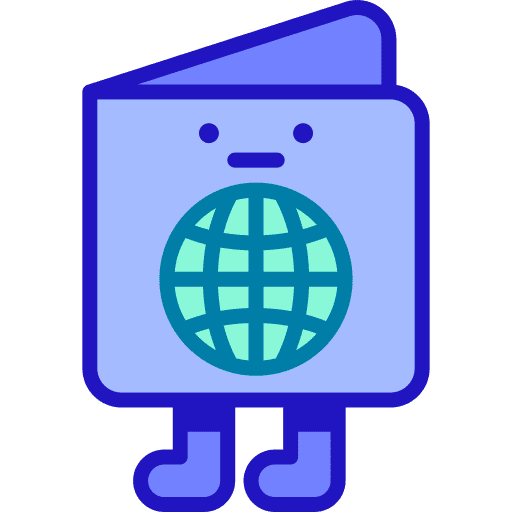 Passport visa passport security icon Passport visa passport security icon
