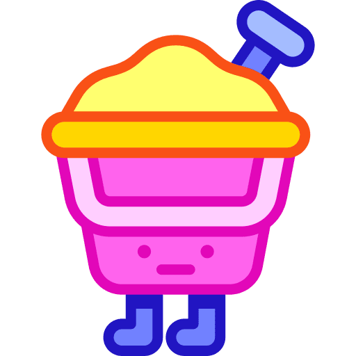 Sand bucket sand bucket beach toy children icon Sand bucket sand bucket beach toy children icon