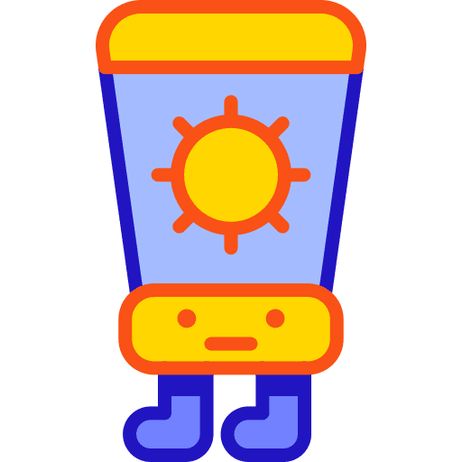 Sunscreen sun cream lotion sun protection icon Sunscreen sun cream lotion sun protection icon