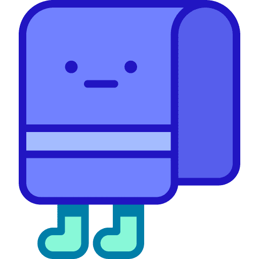 Towel dry bath cleaning icon Towel dry bath cleaning icon