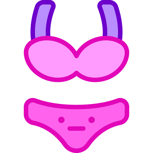 Bikini beach summer clothing swimsuit icon Bikini beach summer clothing swimsuit icon