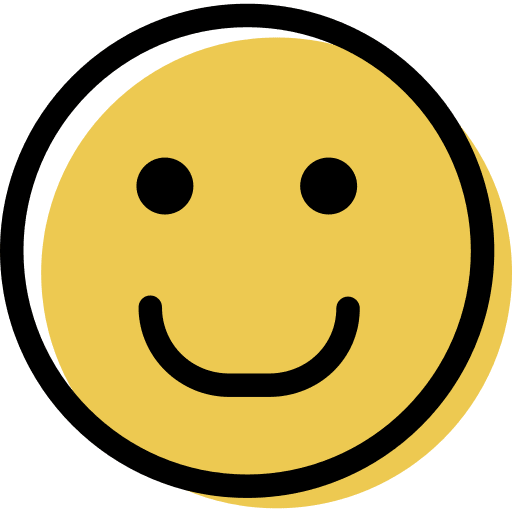 Happy interface smiling emotion icon