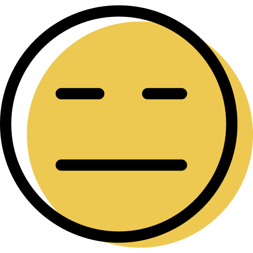 Calm calm feelings smiley icon