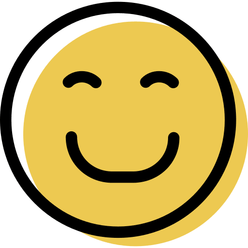 Happy emotion smiley happy icon