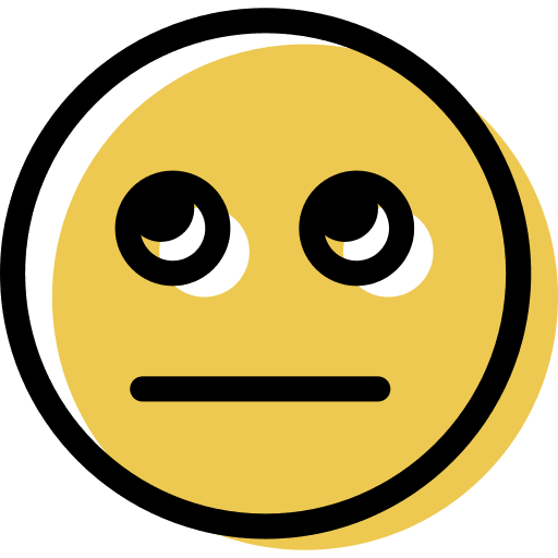 Surprised smiling surprised emoticon icon